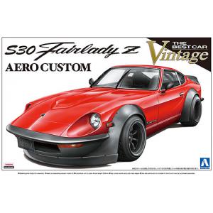 AOSHIMA 007433 1/24 日產汽車 S30 FAIRLADY Z AERO CUSTOM跑車