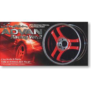AOSHIMA 040164 1/24 ADVAN賽車用輪胎