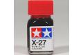 TAMIYA x-27  琺瑯系油性/透明紅色 CLEAR RED