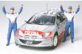 TAMIYA 24262 1/24 標誌汽車 206 賽車  / 2002年拉力賽事塗裝式樣