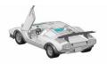 AOSHIMA 049600 1/24 藍博基尼汽車 WOLF countach version.1 跑車