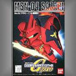 BANDAI GG-002  MSN-04 薩扎比 / 全裝備型 SAZABI FULL EQUIPMENT