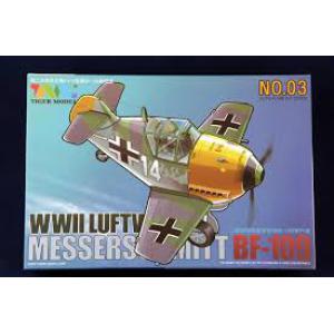TIGER MODEL LIMITED TM-103 Q版飛機--WW II德國.空軍 梅賽施密特飛機 BF-109戰鬥機