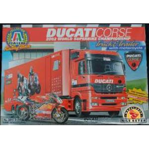 ITALERI 3815 1/24 2002年GP賽事 杜卡迪DUCATI-CORSE車隊 拖車組