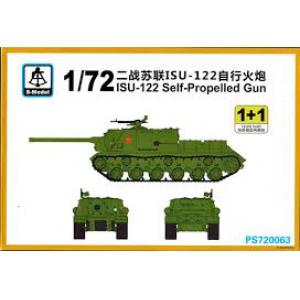 S-MODEL PS-720063 1/72 WW II蘇聯.陸軍 SU-122自行火炮