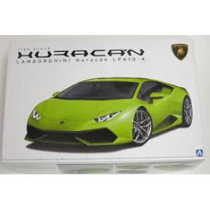 AOSHIMA 013823 1/24 藍博基尼汽車 '新世代蠻牛/HURACAN'LP610-4跑車