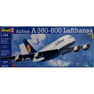 REVELL 04270 1/144 歐洲.空中巴士飛機公司 A-380-800客機/德國.漢莎航空式樣