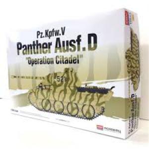 ACADEMY 13503 1/35 WW II德國.陸軍 Pz.Kpfw.V ausf.D'黑豹'D坦克/堡壘行動式樣@@