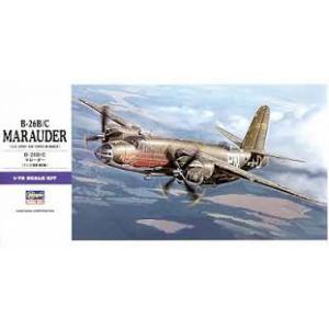 HASEGAWA 00556-E-26 1/72 WW II美國.陸軍 B-26B/C'略奪者'轟炸機
