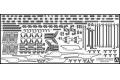 AOSHIMA 051054 1/700 WW II英國.海軍'輝煌/ILLUSTRIOUS'航空母艦適用金屬蝕刻片