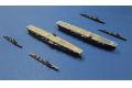 FUJIMI 401386 1/3000 收集軍艦系列--#04 WW II日本.帝國海軍 第5航空戰隊.航空母艦&吹雪級/陽炎級驅逐艦