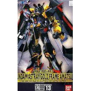 BANDAI 145701 1/100 SEED第二部-13 MBF-P01-RE2金色異端鋼彈/ ASTRAY GOLD FRME