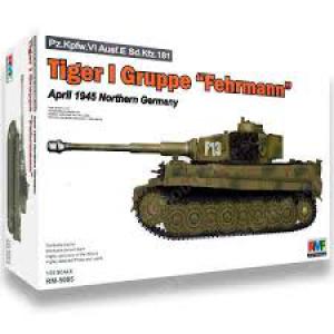 RFM RM-5005 1/35 WW II德國.陸軍 Pz.Kpfw.VI Ausf.E Sd.Kfz.181 '老虎'重型坦克/1945年北部.德國FEHRMANN式樣