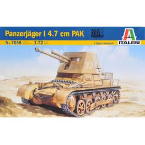 ITALERI 7058 1/72 WW II德國.陸軍 Sd.Kfz.101'一號'帶PAK 4.7公分反坦克炮坦克