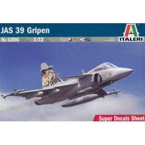 ITALERI 1306 1/72 瑞典.空軍 JAS-39 薩博公司'鷹獅'戰鬥機