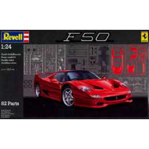 REVELL 07370 1/24法拉利汽車 F-50跑車 