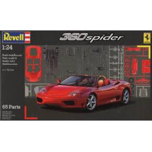 REVELL 07085 1/24 法拉利汽車 360 SPIDER 敞篷跑車@@