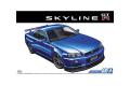AOSHIMA 051597 1/24 日產汽車 BNR-34 GT-R V-SPEC II'天際線'轎跑車