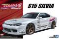 AOSHIMA 052143 1/24 日產汽車 S15 SILVIA轎跑車/VERTEX賽事塗裝式...