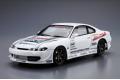 AOSHIMA 052143 1/24 日產汽車 S15 SILVIA轎跑車/VERTEX賽事塗裝式樣