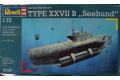 REVELL 05125 1/72 WW II德國.海軍 XXVIIB'海獵犬'迷你潛水艇