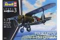 REVELL  03963 1/72 WW II蘇聯.空軍 波利卡波夫 I-153'柴卡/CHAIKA'戰鬥機