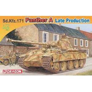 DRAGON 7505 1/72 WW II德國.陸軍 Sd.Kfz.171 Ausf.A'黑豹'A後期生產型坦克