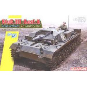DRAGON 6860 1/35 WW II德國.陸軍 Stug.III Ausf.A 三號A型突擊炮/1941年巴巴羅莎戰役.魏特曼座車式樣