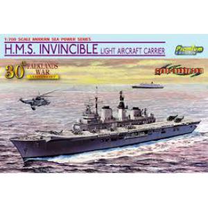 DRAGON 7128 1/700 英國.海軍 '無敵'輕型航空母艦/福克蘭戰爭30周年