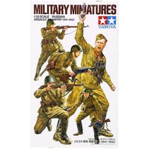 TAMIYA 35311 1/35  WW II 1941-1942年蘇聯.陸軍 攻擊狀步兵人物
