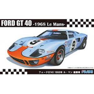 FUJIMI 126050-RS97 1/24 福特汽車 GT-40轎跑車/1968年力曼賽事.優勝車式樣