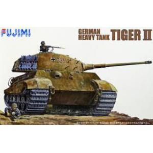 FUJIMI 761008-WA.1 1/76 WW II德國.陸軍 Sd.Kfz.182'老虎II'帶亨舍爾砲塔坦克