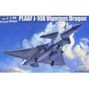 TRUMPETER 02848 1/48 中國.人民解放軍空軍 殲-10B/J-10B'猛龍'戰鬥機@@