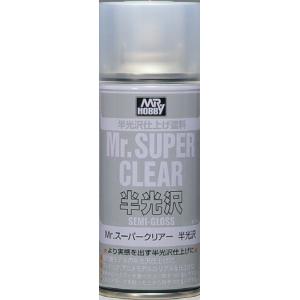 GUNZE GB-516  油性半光澤保護透明漆 MR.SUPER CLEAR-SEMI-GLOSS