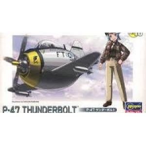 HASEGAWA  60120-TH-10  Q版飛機系列--#10 WW II美國.陸軍 P-47'雷霆'戰鬥機