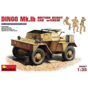 MINIART 35067 1/35  WW II英國.陸軍 '丁狗'DINGO MK.IB輪型偵蒐車帶人物組
