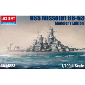 ACADEMY 14223 1/700 美國.海軍 BB-63愛阿華級'密蘇里'金屬蝕刻片戰列艦/限定版
