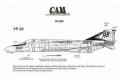 CAM 32-004 1/32 美國.海軍 F-4B'幽靈II'戰鬥轟炸機適用水貼紙/VF-32中隊...