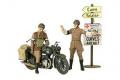 TAMIYA 35316 1/35 WW II英國.陸軍 BSA M20摩托車騎乘人物與憲兵人物