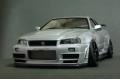 AOSHIMA 043509 1/24 日產汽車 NISMO R-34'天際線/SKYLINE'GT-R Z-TUNE 轎跑車