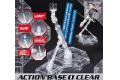 BANDAI 152159 1/100及1/144 鋼彈 萬用可動展示架(透明) ACTION BASE/CLEAR