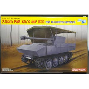 DRAGON 6679 1/35 WW II德國.陸軍RSO 40/4 帶7.5cm PaK40砲冬天蓬布自行火炮