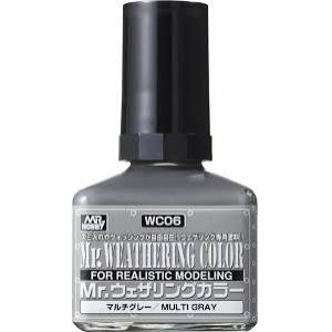 GUNZE WC-06 擬真風化漆 灰色 MR.WEATHERING COLOR/MULTI GRAY