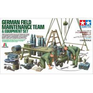 TAMIYA 37023 1/35 WW II德國.陸軍 野戰維修人物帶工具組