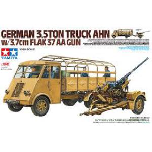 TAMIYA 32410 1/35 WW II德國.陸軍 3.5頓卡車帶FLAK-37 3.7公分防空炮