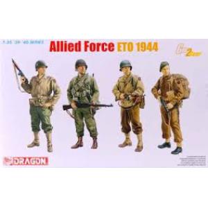 DRAGON 6653 1/35 WW II同盟國.陸軍 1944年歐洲戰區士兵人物/GEN.2