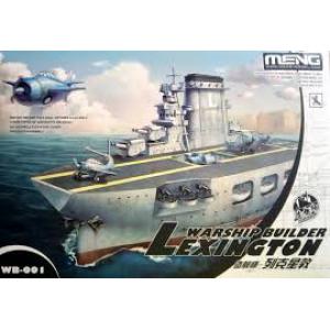 Q版船艦--MENG MODELS WB-001 WW II美國.海軍 CV-2'列克辛頓'航空母艦