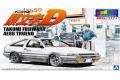 AOSHIMA 052815 1/24 塗裝完成品--豐田汽車 AE86 TRUENO轎跑車/頭文字...