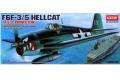 ACADEMY 2224 1/72 WW II美國.海軍 F6F-3/5'地獄貓'戰鬥機/駐普林斯頓航空母艦中隊