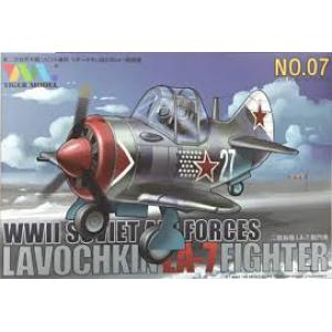 TIGER MODELS LIMIT tm-107 Q版飛機--WW II蘇聯.空軍 拉沃奇金 LA-7戰鬥機